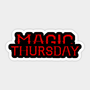 Magic Thursday Sticker